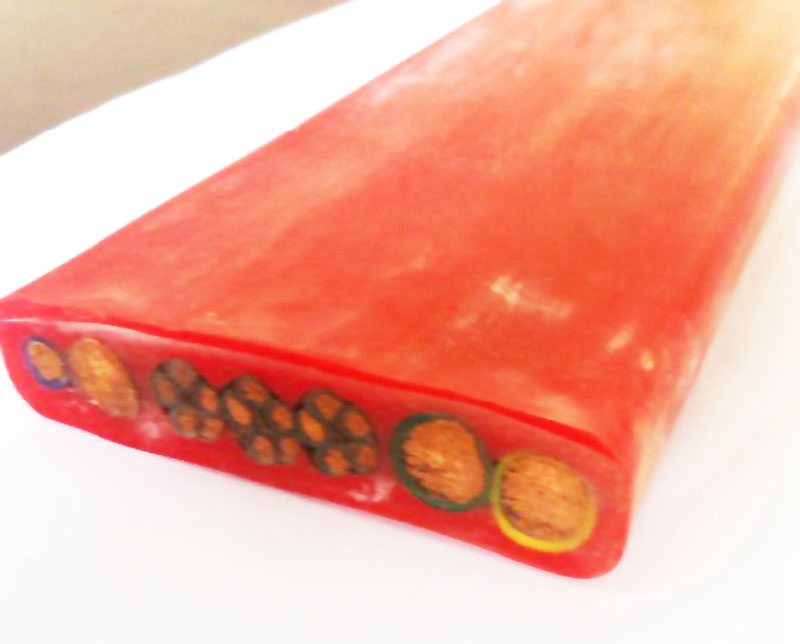 南洋耐高溫硅橡膠絕緣護(hù)套扁平電纜